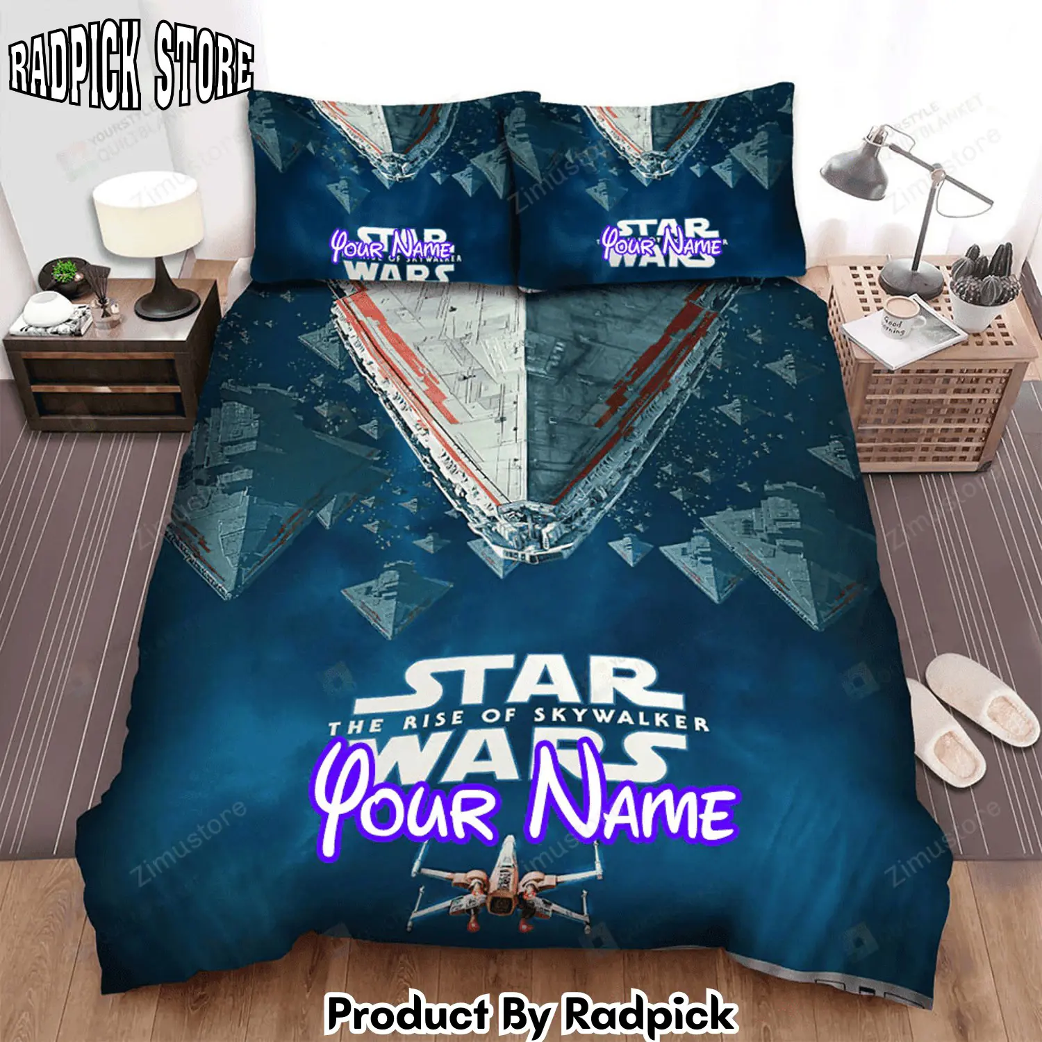 Radpick star wars episode ix the rise of skywalker ultimate collectors edition movie poster bed sheets duvet cover personalized name bedding sets rp3271918